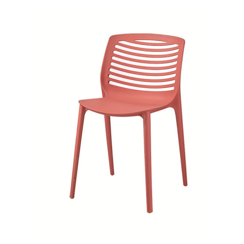 Red stackable chair