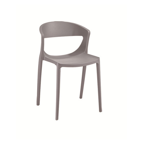 Stackable grey pp chair