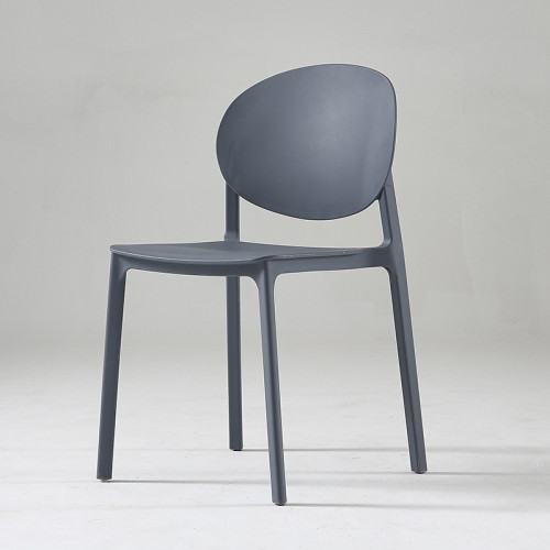 Popular grey pp plastic chair stackable
