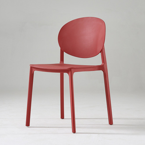 Popular claret pp plastic chair stackable