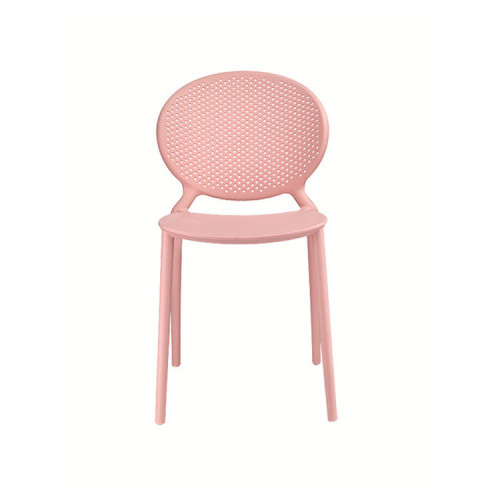 Comfort stackable pink chair