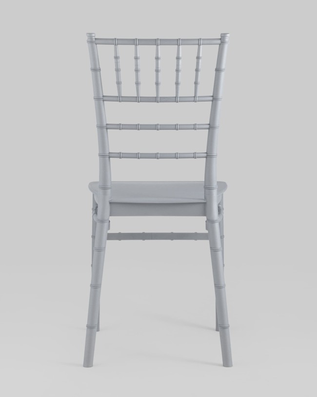 Grey polypropylene chiavari chair