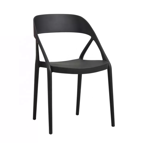 Stylish pp kitchen chair black