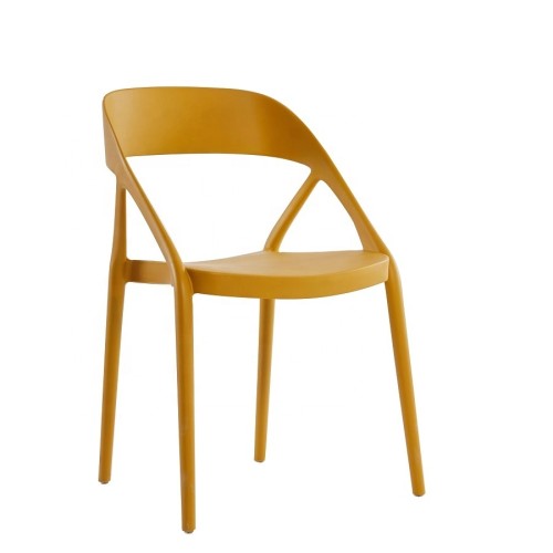 Stylish pp kitchen chair yellow