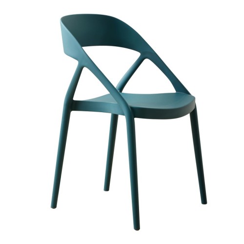 Stylish pp kitchen chair dark blue