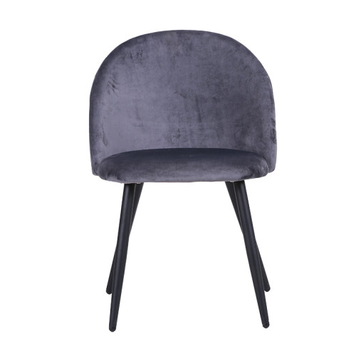 Hot sale comfy grey upholstered dining chair