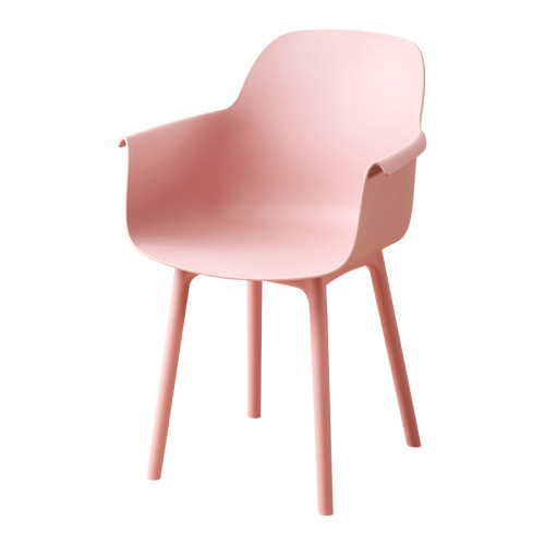 Pink PP Chair With Armrest