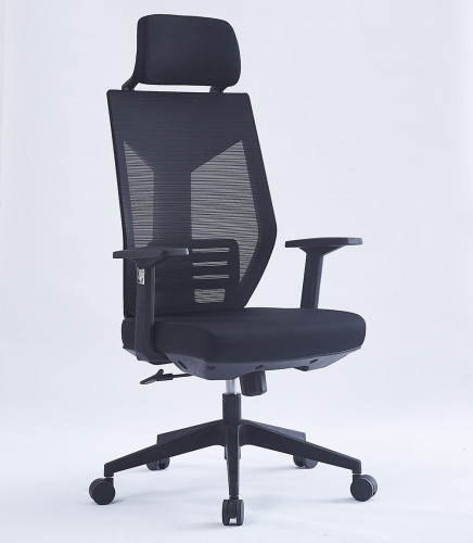 Modern High Back Modern Height Adjustable Study Executive Best Ergonomic Mesh  Swivel Office Chair with headrest