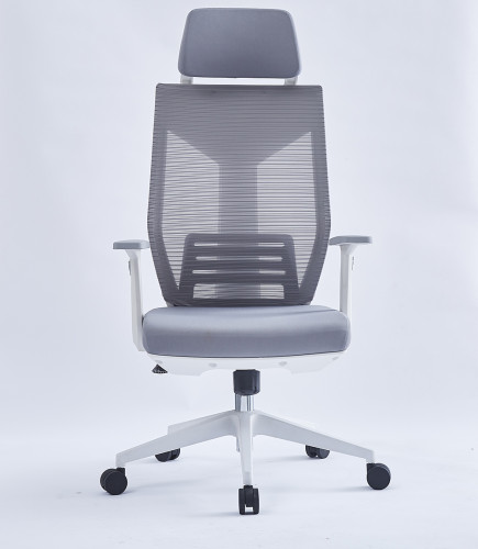 Commercial Used Ergonomic Home Computer Grey Mesh Fabric Office Chairs