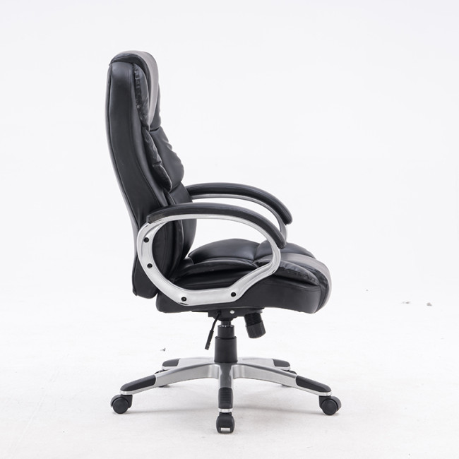 Luxury Style Black Manager Modern Swivel Chair Executive Leather Office Chair