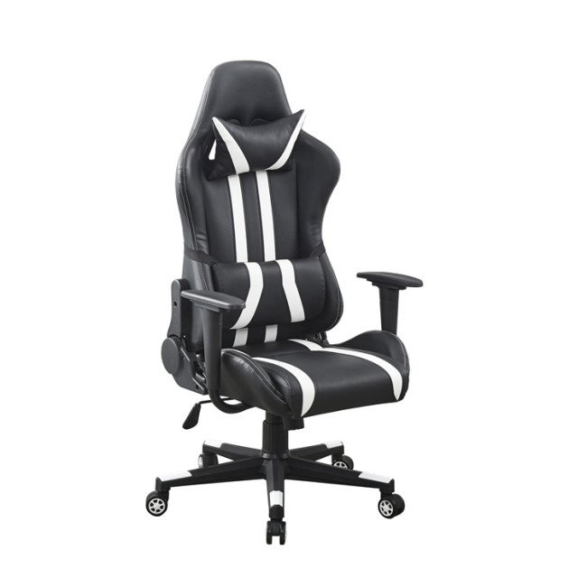 Comfortable faux leather reclining office gaming chair