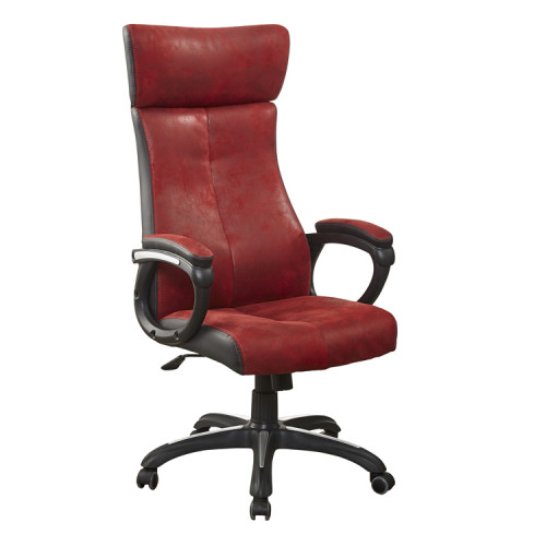 High back faux leather office executive chair
