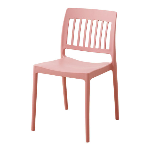 Modern simple design cheap pink plastic chair