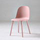 Durable fashion pink plastic dining chair