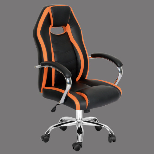 Comfortable faux leather office computer chair