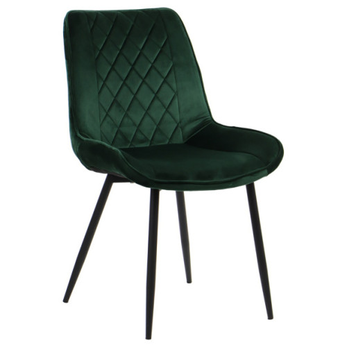 Forest Green Velvet Dining Chair
