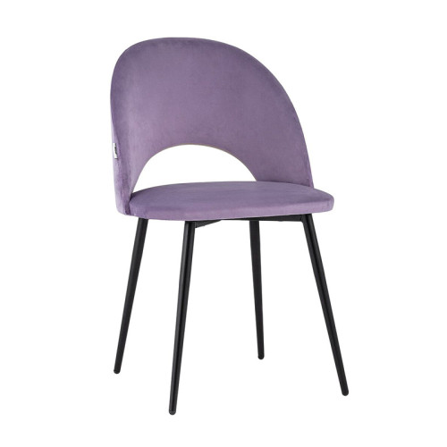 Lavender Purple Velvet Dining Chair