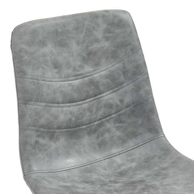Elegant and comfortable light gray dining chair