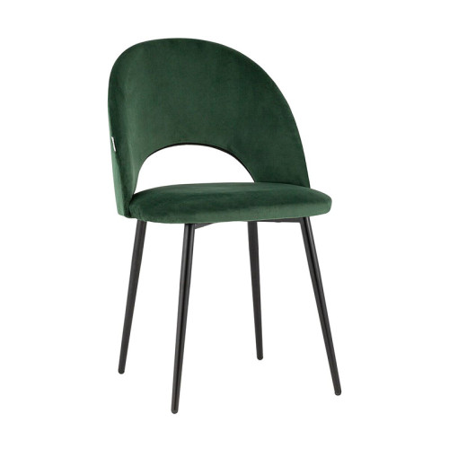 Luxurious Forest Green Velvet Dining Chair