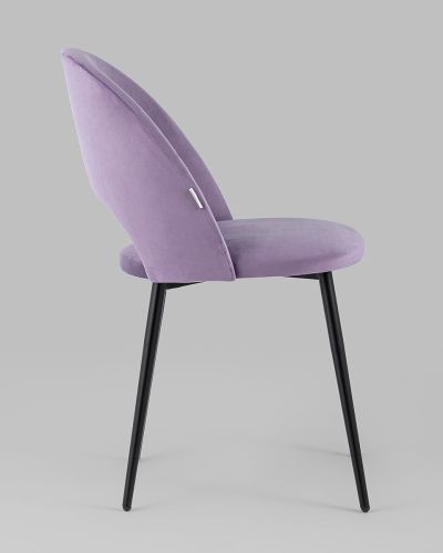 Lavender Purple Velvet Dining Chair