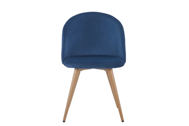 Navy Blue Velvet Dining Chair