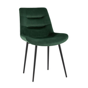 Luxury comfort green velvet dining chair