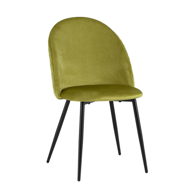 Green Velvet Dining Chair