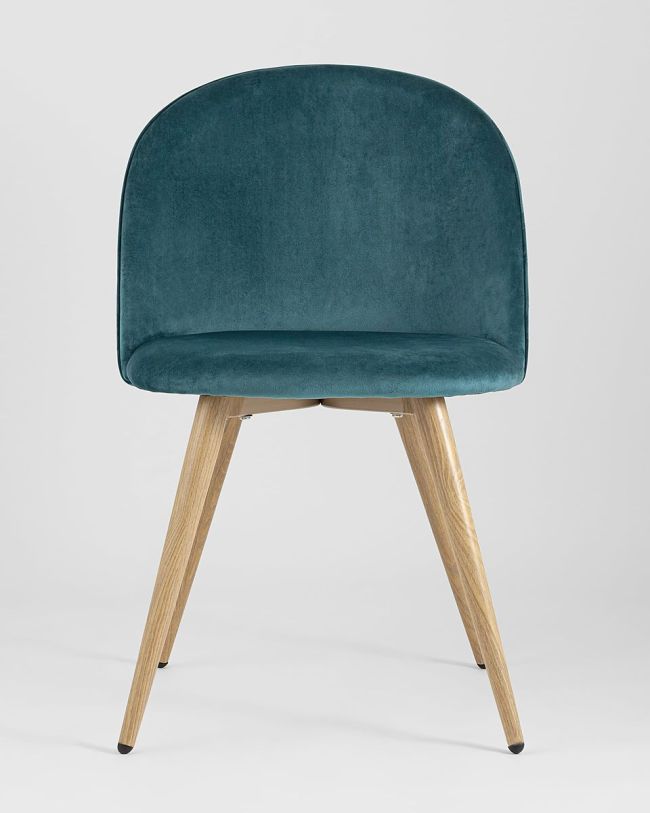 Exquisite Teal Velvet Dining Chair