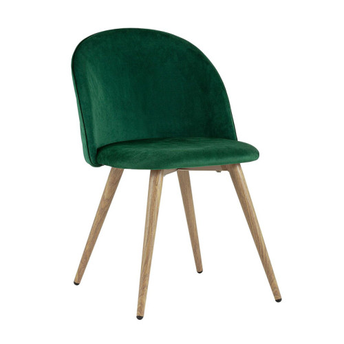 Elegant and luxurious Green Velvet Dining Chair