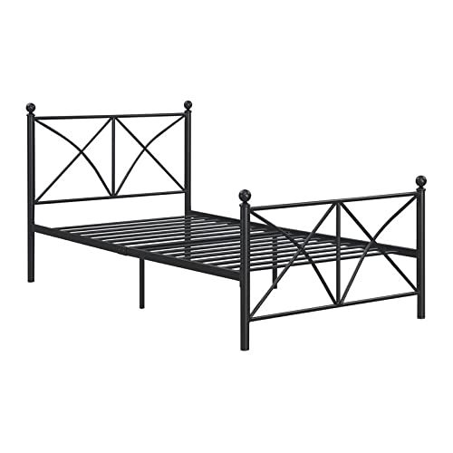 Coaster Home Furnishings Hart Metal Platform Bed in Black