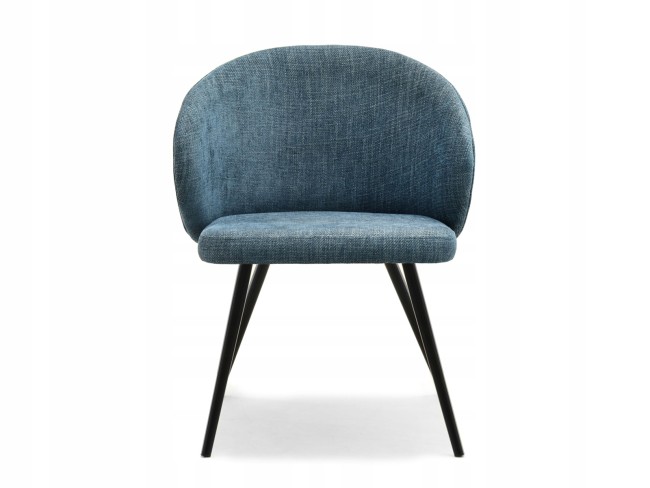 Elegant and Luxurious Dark Blue Fabric Armchair for your Kitchen or Dining Area