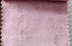 Light luxury European design Bedroom furniture pink velvet fabric wooden headboard queen king size bed with storage