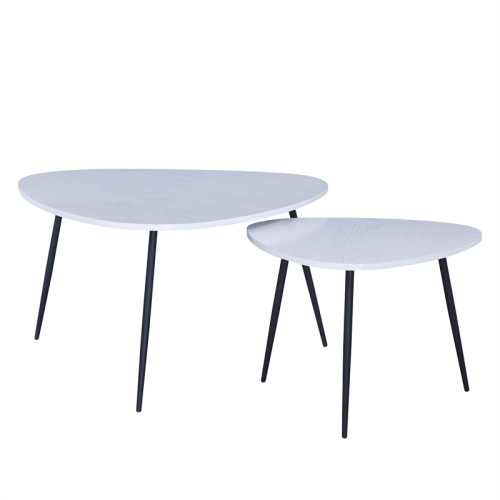 High quality furniture modern coffee shop table high end coffee table with metal legs