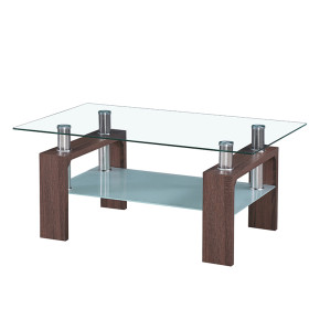 multifunctional space saver home restaurant side table square tempered glass coffee table for living room