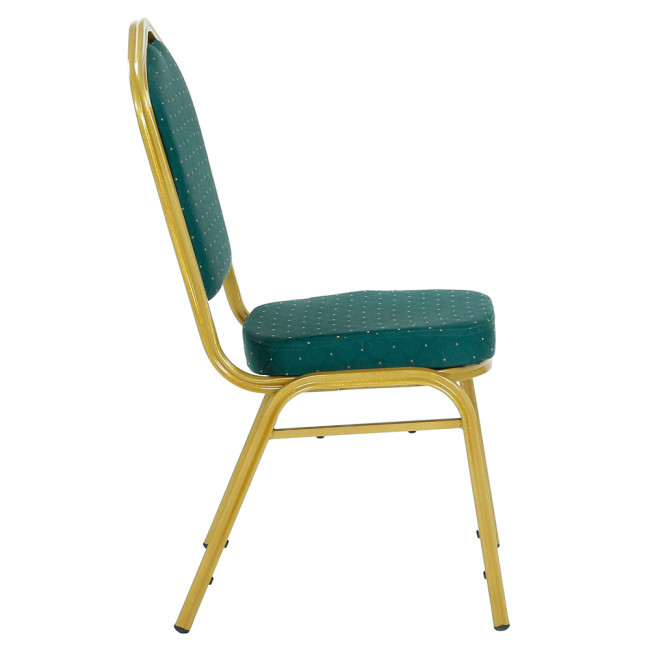 new fabric cover metal frame used stackable gold banquet chair cheap