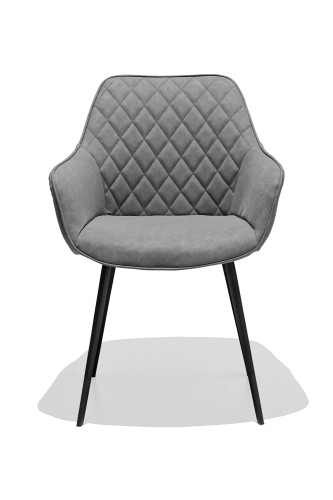 Modern and luxurious Dark Grey Armchair