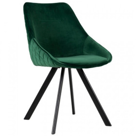 Luxurious and comfortable Green Velvet Dining Chair