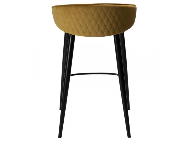 Stylish velvet counter height bar chair