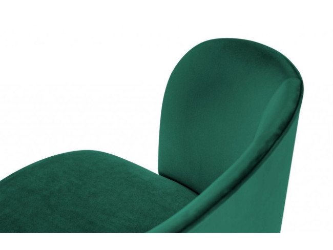 Luxury green velvet dining kitchen chair