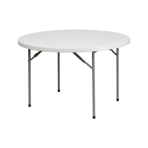 Round Plastic Folding Banqueting Table - 4ft (122cm)