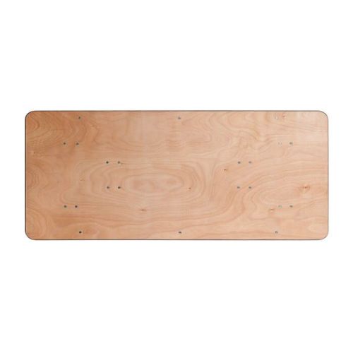 Rectangular Wooden Trestle Table - 8ft x 2ft 6in (244cm x 76cm)