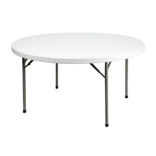 Round Plastic Folding Banqueting Table - 6ft (183cm)