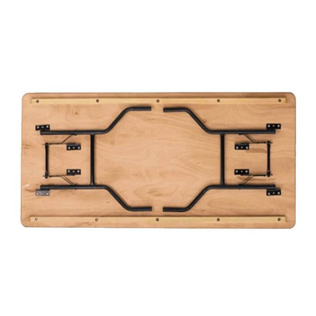 Wooden Trestle Table - 6ft x 4ft (183cm x 122cm)