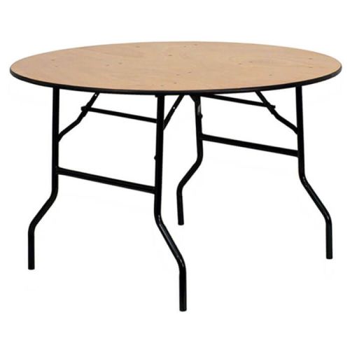 Round Wooden Banqueting Table - 4ft 6in (135cm)