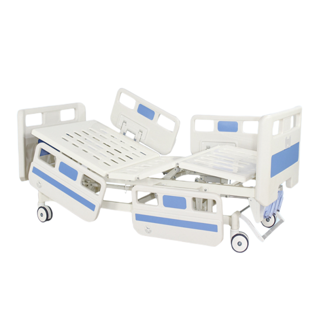 Factory 3 Function Adjustable Patient  Bed Stainless Steel Manual  Medical Hospital Bed Price