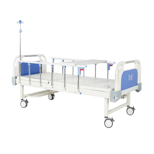 Medical Hospital Beds One Crank Cheap Manual Nursing Patient Bed