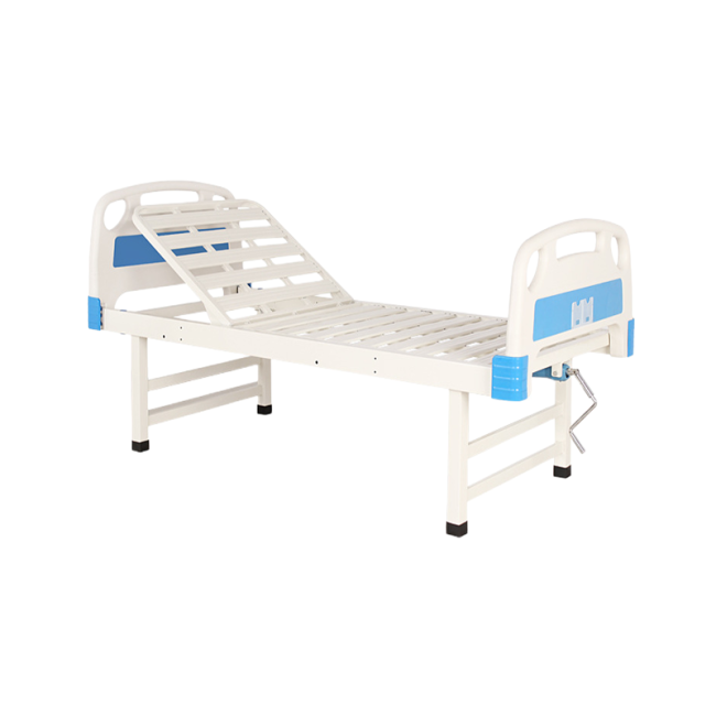 Medical Hospital Beds One Crank Cheap Manual Nursing Patient Bed