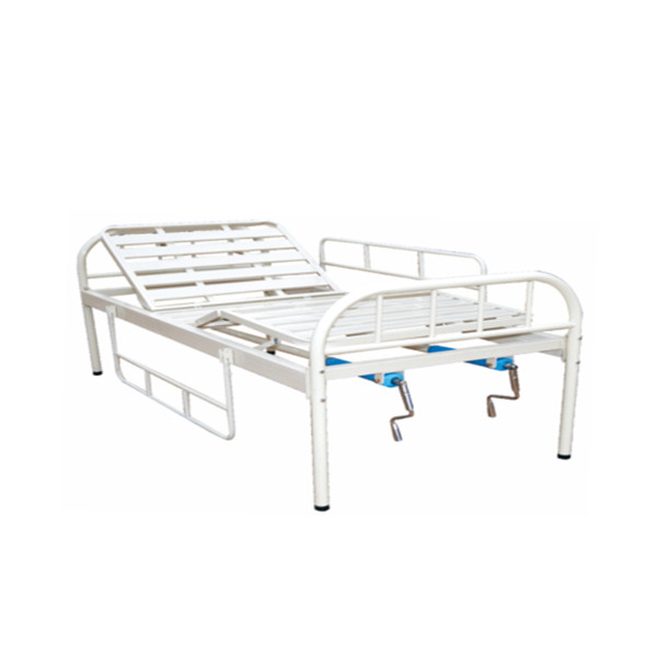 Manual 2 Crank Hospital Bed Multi-Function Nursing Bed Two Crank Medical Bed