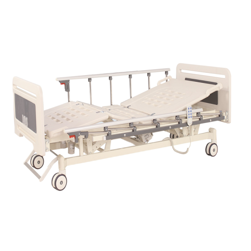 C01 Hospital Furniture Electric 3 Function Adjustable Folding Patient Bed Medical Care Nursing Bed