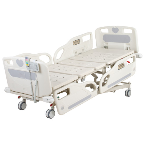 mobile adjustable hi-low hospital bed 5 Function Electric medical bed for icu room